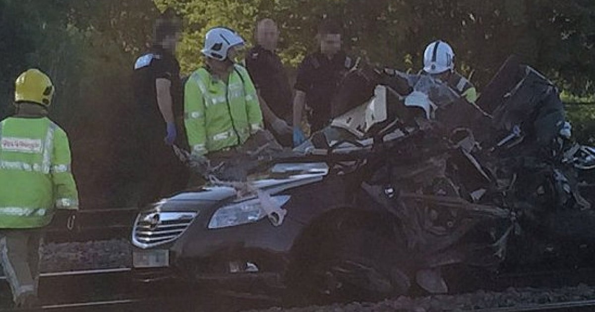 Train Pulverises Car Left On Level Crossing In Burton Upon Trent HuffPost UK News Train Pulverises Car Left On Level Crossing In Burton Upon Trent HuffPost UK News