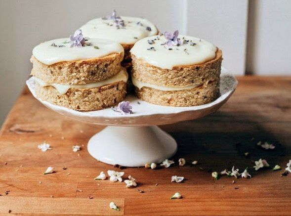 Lemon, Lavender And Earl Grey Mini Cakes
