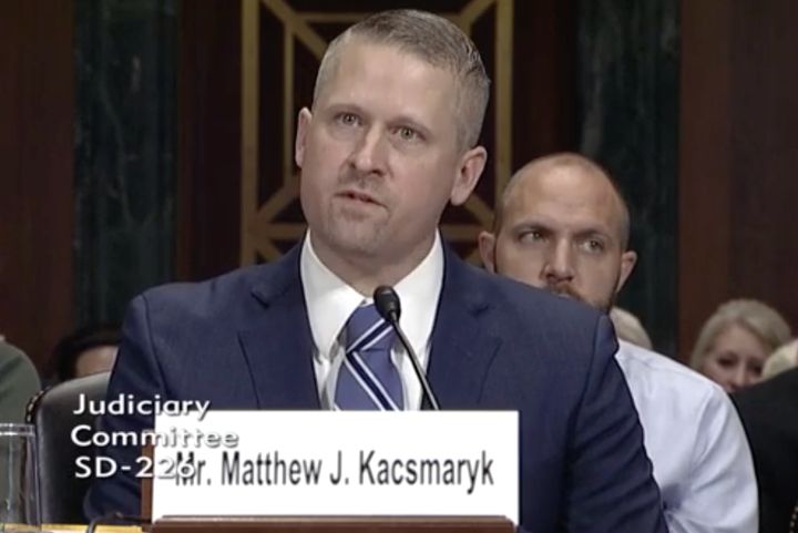 Matthew Kacsmaryk, 42, has a record of being incredibly hostile to LGBTQ and abortion rights. He's a lifetime federal judge now.