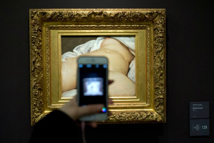 Gustave Courbet’s 19th century painting "The Origin of the World."