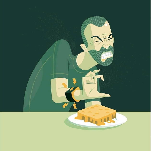 Pulseira que dá choque quando você come demais promete acabar com maus