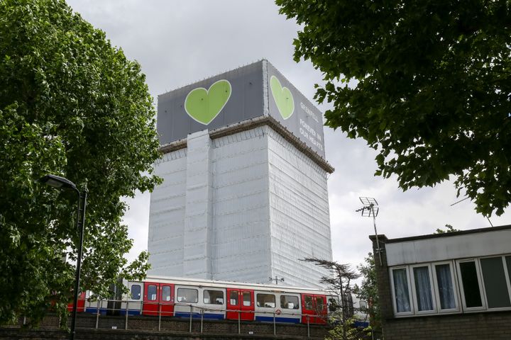 Grenfell Tower as it stands today
