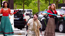 James Corden's Crosswalk 'Les Miserables' In Paris Is Revolutionary