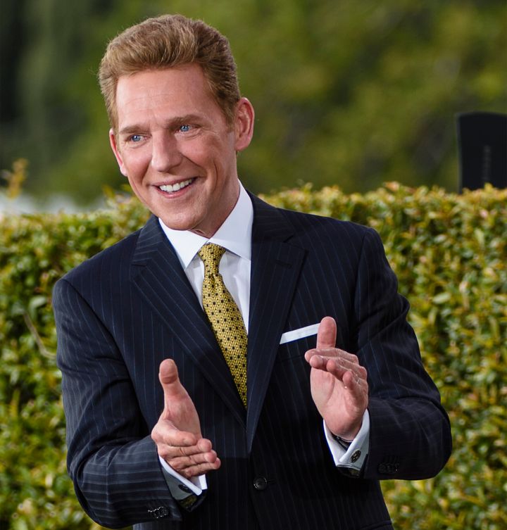 In this handout photo provided by the Church of Scientology, David Miscavige, its ecclesiastical leader, dedicates a new 95,000-square-foot church in North Hollywood, California, on March 19, 2017.