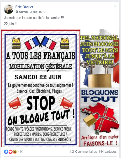 'GILETS JAUNES' Infos et commentaires, 17 janvier-15 mars 2019 5d0b98be2100002120f3eedf