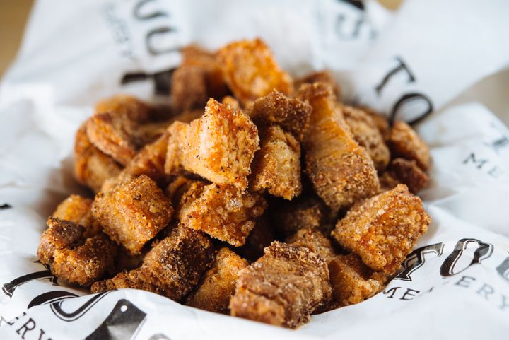These are cracklins from Isaac Toups' New Orleans restaurant, Toups' Meatery.