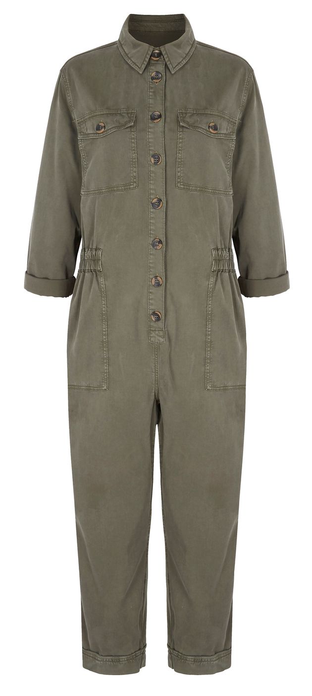 Holly Willoughby's M&S Edit: Khaki Cotton Jumpsuit