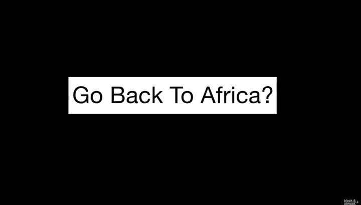 “Go back to Africa”プロジェクト