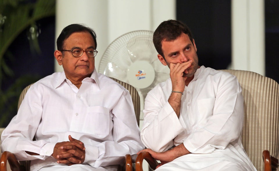 A file image of Rahul Gandhi and P