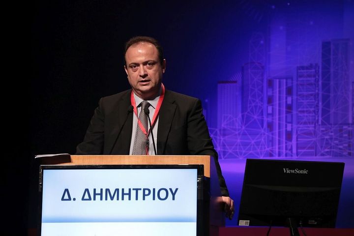 O πρόεδρος του Διεθνούς Αερολιμένα Αθηνών, Δημήτρης Δημητρίου.