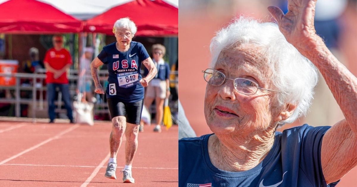 Oldest running. Американка Джулия Хокинс. Джулия Хокинс 102 года. Джулия Хокинс ураган. Джулия Хокинс 105.