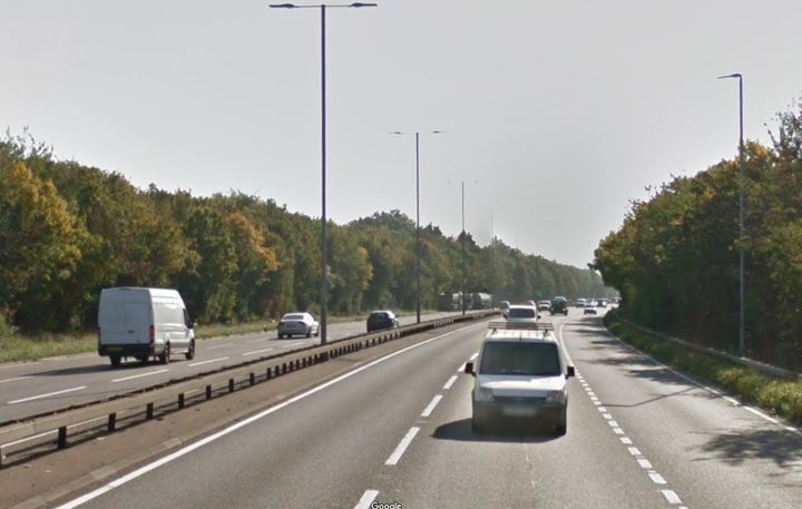 The A406 near Wanstead, where the incident happened.