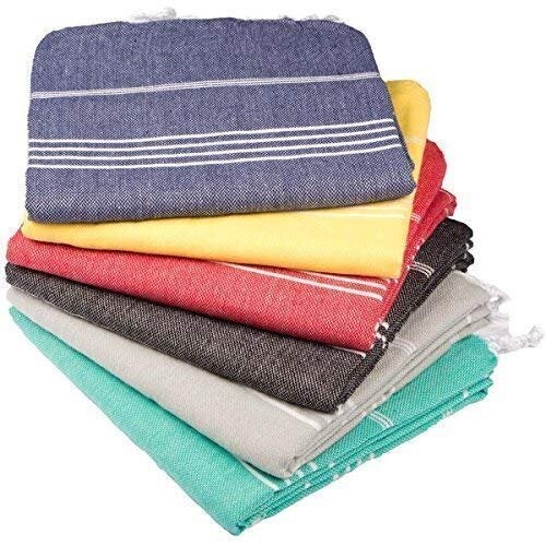 Classic Best Turkish Beach Towels Set of 4 (Variety)