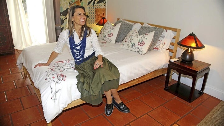 <p>Short-term rental host Paola Ugolini at her Biscayne Park home, which was the most popular Airbnb listing in Florida. Some jurisdictions are ratcheting up regulations as incidents of wild parties at short-term rentals prompt neighbor complaints.</p>