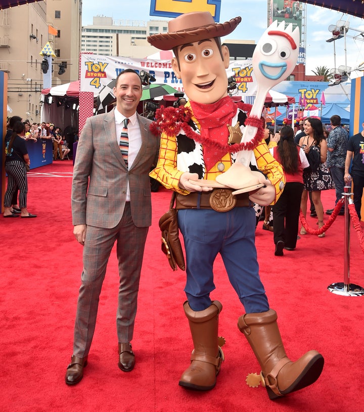 Tony Hale at the "Toy Story 4" premiere on June 11 in Los Angeles.