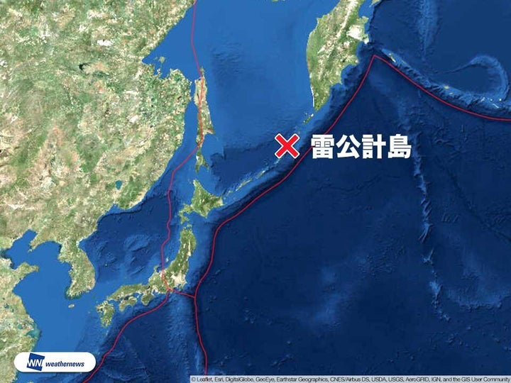 雷公計島の位置