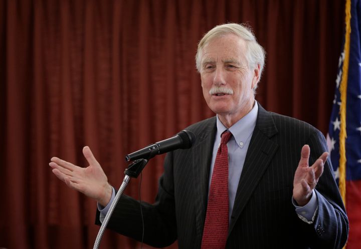 Sen. Angus King hopped in a car with some newfound friends for an impromptu road trip this week.
