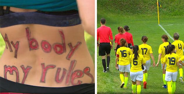 Protesta pro-aborto e pro-Lgbt: sospesa la partita della squadra di calcio femminile del