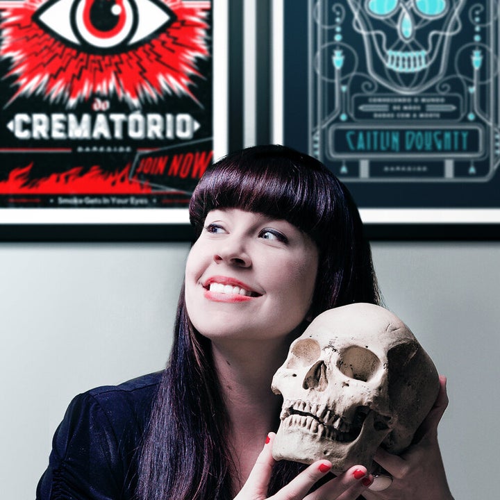 Caitlin Doughty é fundadora do grupo The Order of the Good Death, que une profissionais, acadêmicos e artistas para falar sobre a mortalidade.