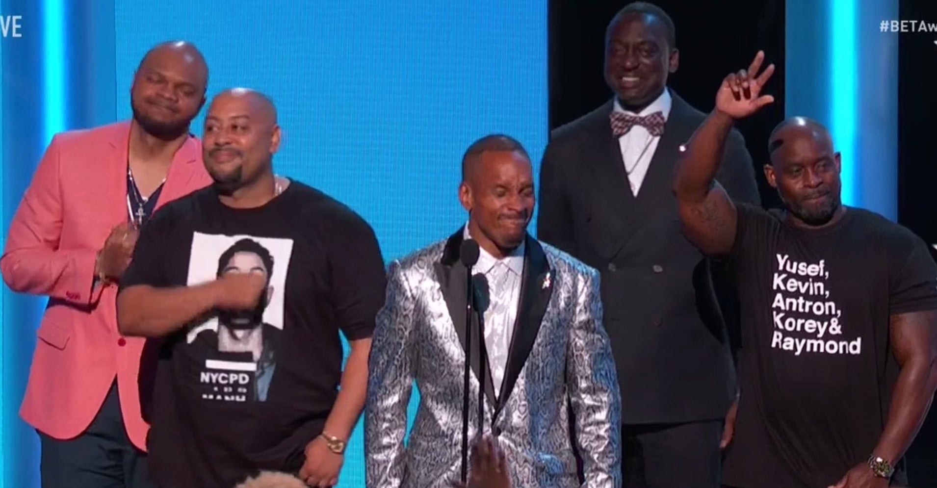 Exonerated Central Park Five Receive Standing Ovation At 2019 BET Awards
