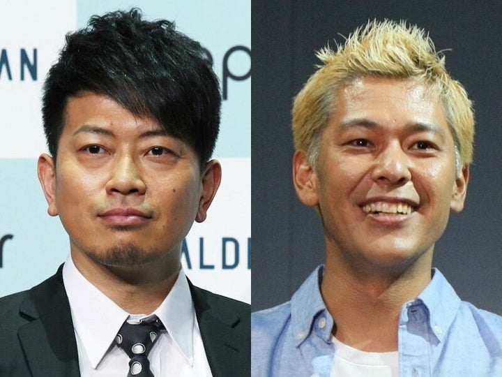 宮迫博之(左)と田村亮