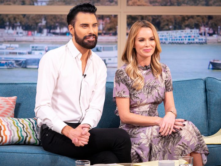 Amanda hosting This Morning with Rylan Clark-Neal in October last year