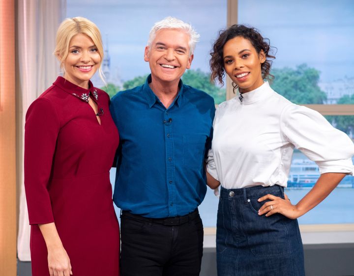 Rochelle stood in for Holly on This Morning last year