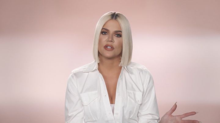 Kardashian appearing in a confessional on Sunday's episode. 