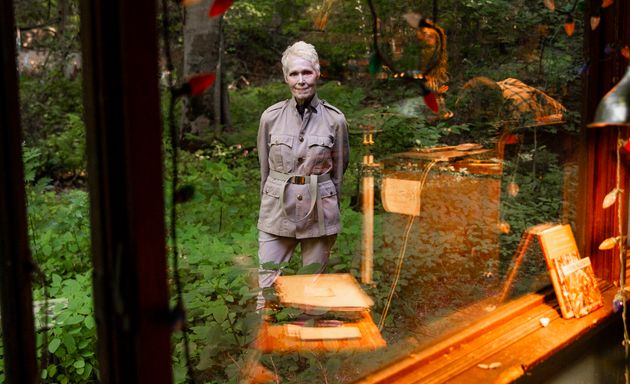 Columnist and author E. Jean Carroll at her home. 