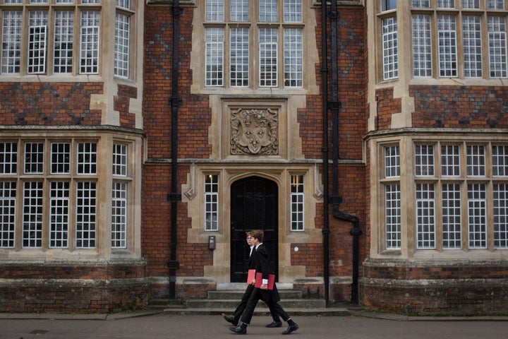 Eton schoolboys.