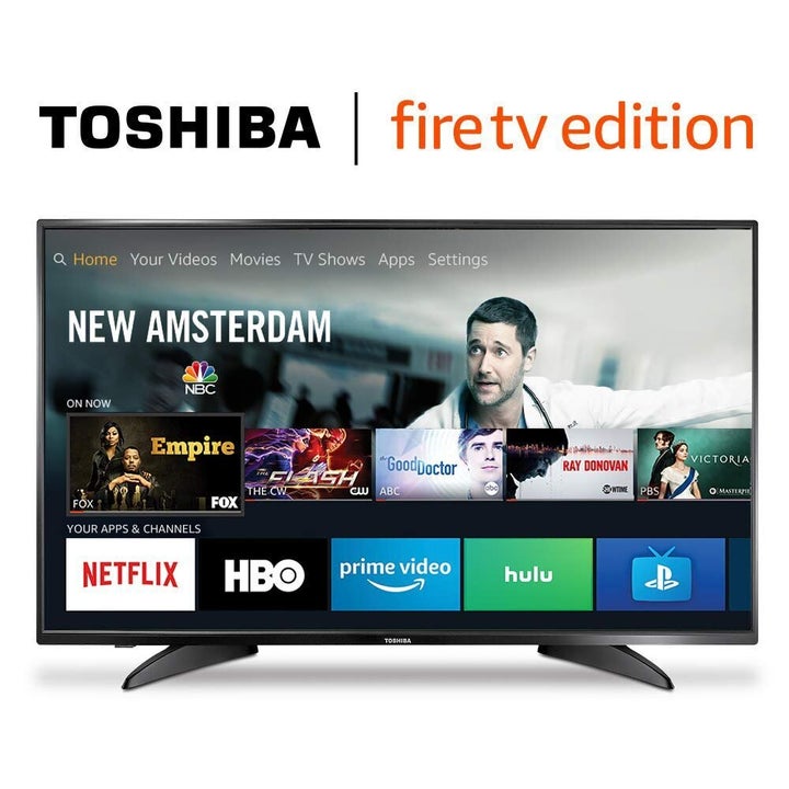 One of Amazon Prime Day 2019's best TV deals is this 43-inch Toshiba HD Fire TV Edition Smart TV that's on sale for only $180. <a href="https://www.amazon.com/Toshiba-43LF621U19-43-inch-Ultra-Smart/dp/B07FPSBZQB?tag=thehuffingtop-20&ascsubtag=5d0d1fe6e4b07ae90d9cc73d%2C-1%2C-1%2Cd%2C0%2C0%2Chp-fil-am%3D0%2C0%3A0%2C0%2C0%2C0" target="_blank" role="link" data-amazon-link="true" class=" js-entry-link cet-external-link" data-vars-item-name="I" data-vars-item-type="text" data-vars-unit-name="5d0d1fe6e4b07ae90d9cc73d" data-vars-unit-type="buzz_body" data-vars-target-content-id="https://www.amazon.com/Toshiba-43LF621U19-43-inch-Ultra-Smart/dp/B07FPSBZQB?tag=thehuffingtop-20&ascsubtag=5d0d1fe6e4b07ae90d9cc73d%2C-1%2C-1%2Cd%2C0%2C0%2Chp-fil-am%3D0%2C0%3A0%2C0%2C0%2C0" data-vars-target-content-type="url" data-vars-type="web_external_link" data-vars-subunit-name="article_body" data-vars-subunit-type="component" data-vars-position-in-subunit="7">I<strong>t's an early Amazon Prime deal that you can shop now</strong></a>.