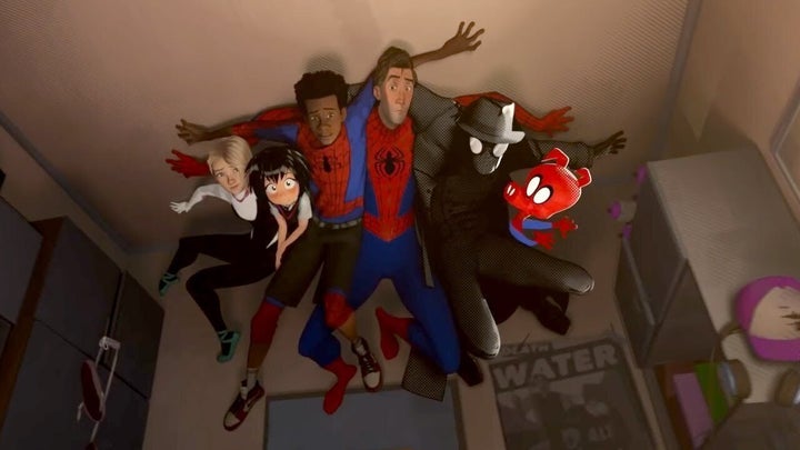 "Spider-Man: Into the Spider-Verse" on Netflix.