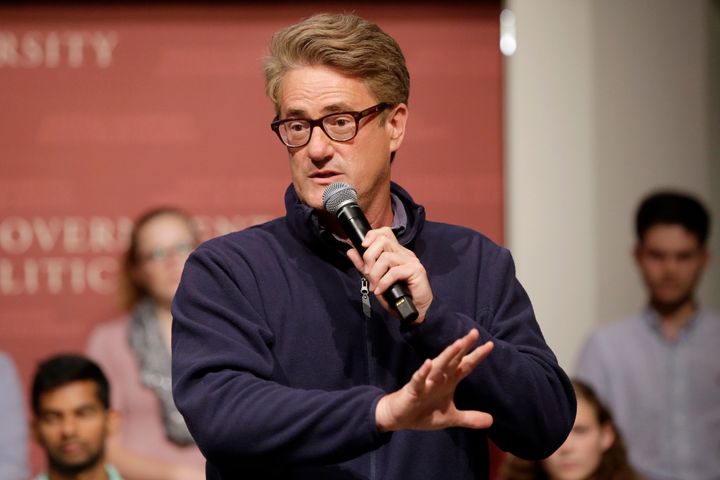 MSNBC television anchor Joe Scarborough is the co-host of the show "Morning Joe." 