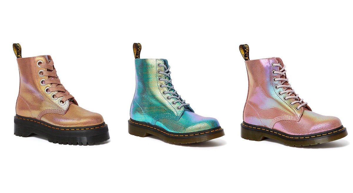 dr martens molly iridescent