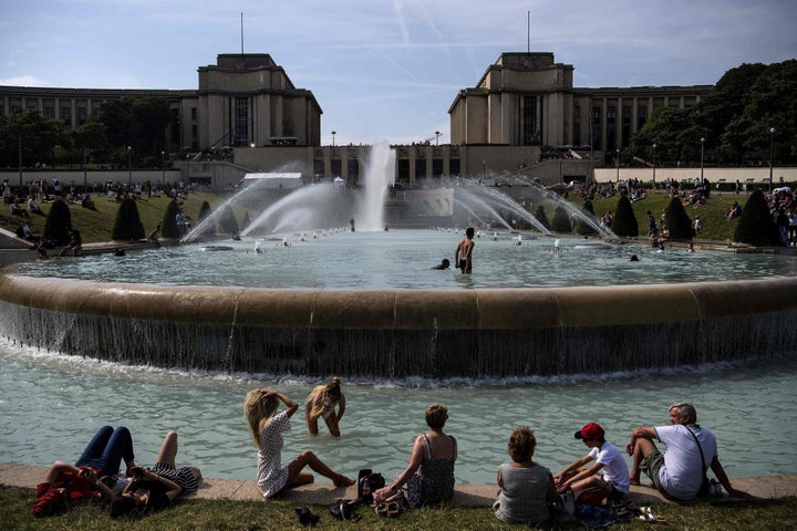 La plaza del Trocadero, en París, el 24 de junio.