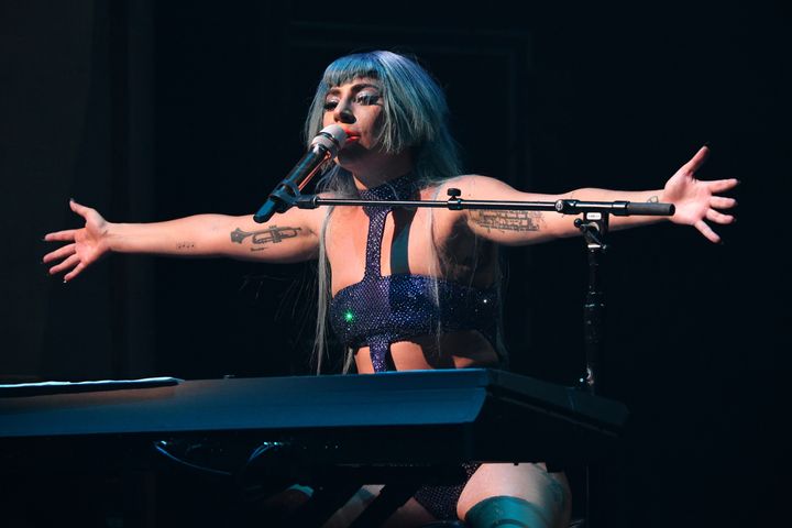 "Are we making history or what?" Lady Gaga asked the packed Apollo Theater audience.