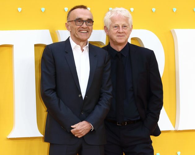 Director Danny Boyle and screenwriter Richard Curtis at the London premiere of 