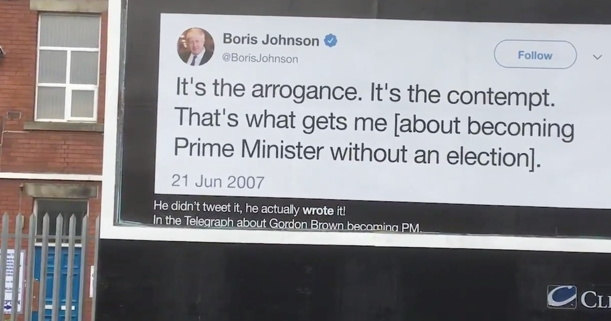 Boris Johnson Accused Of Thermonuclear Hypocrisy In Latest Led By Donkeys Billboard Huffpost Uk