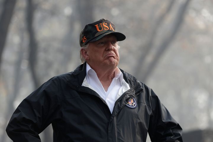Trump visited a neighborhood in California devastated by wildfires last year. In a comment that gained much attention, he broached raking as one way to prevent future blazes.