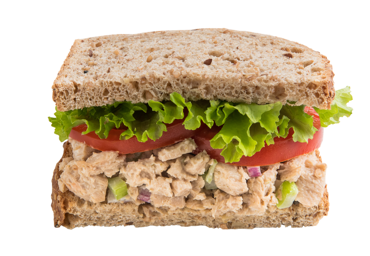 Tuno, seen here, comes in a can or pouch and is a blend of plant-based proteins meant to mimic canned tuna.