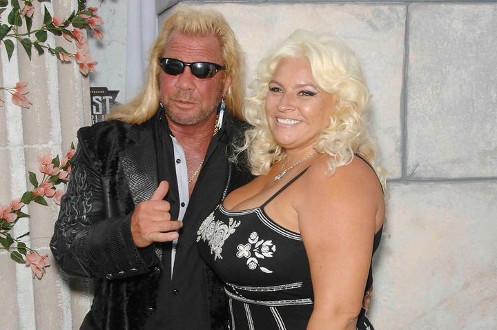 Duane and Beth Chapman at a Comedy Central Roast in Los Angeles. 