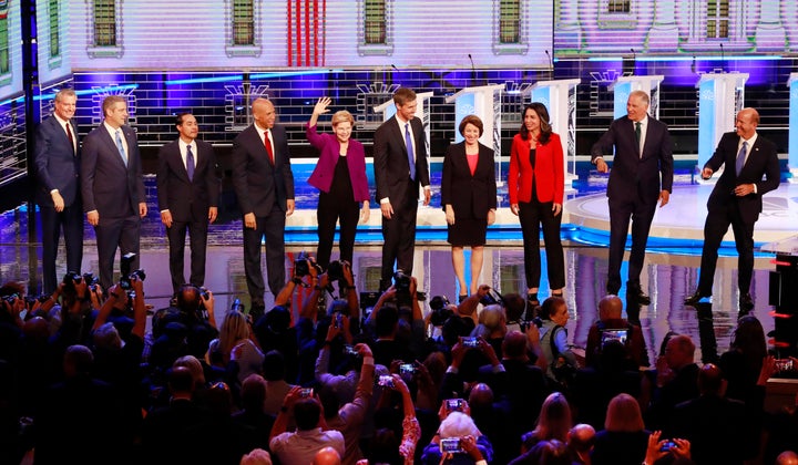 The first 2020 Democratic presidential debate in Miami on Wednesday night.