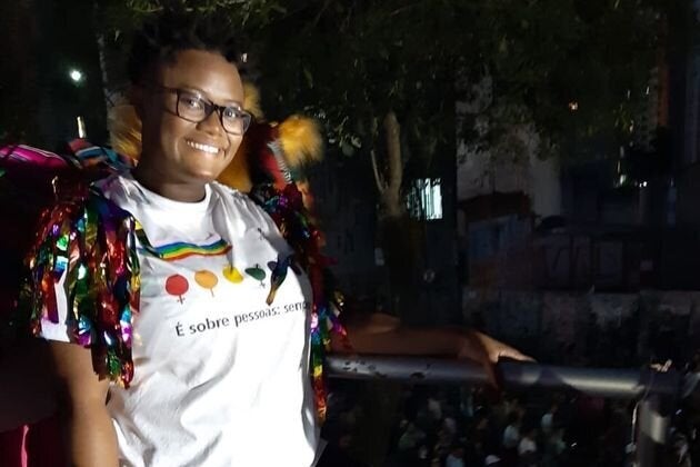 Rosi Mendes, 26, attended her first Pride parade this year.