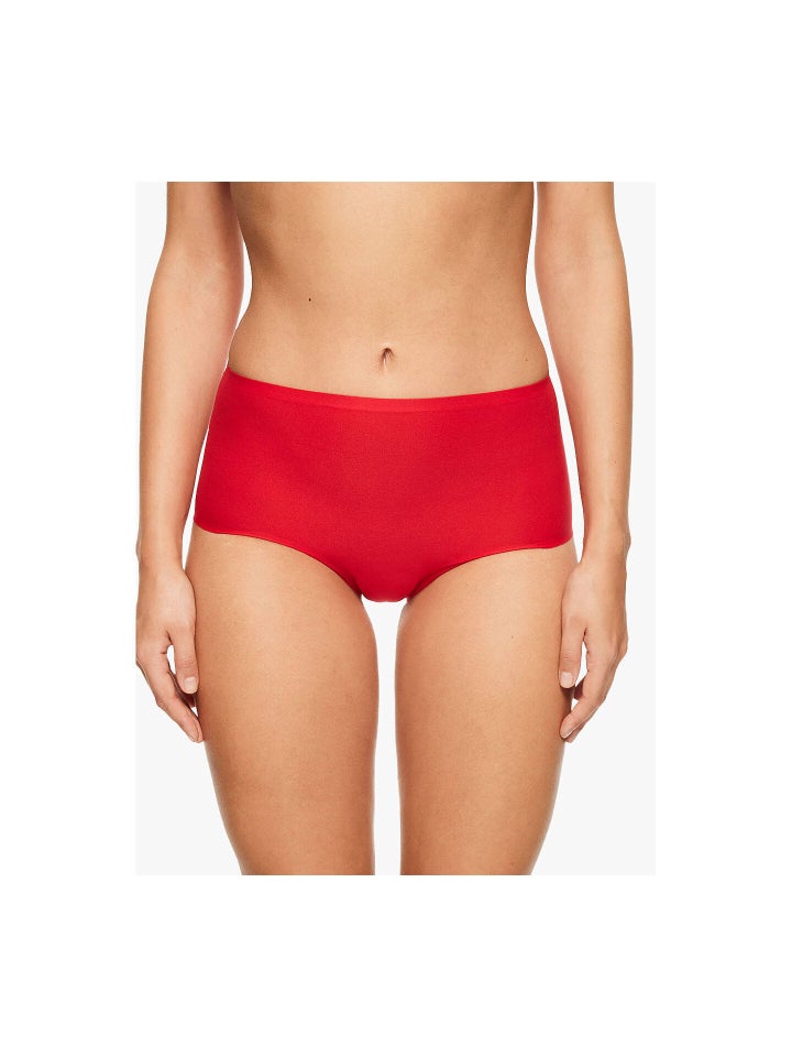 Chantelle Soft Stretch High Waisted Knickers, Dusky Pink at John Lewis &  Partners