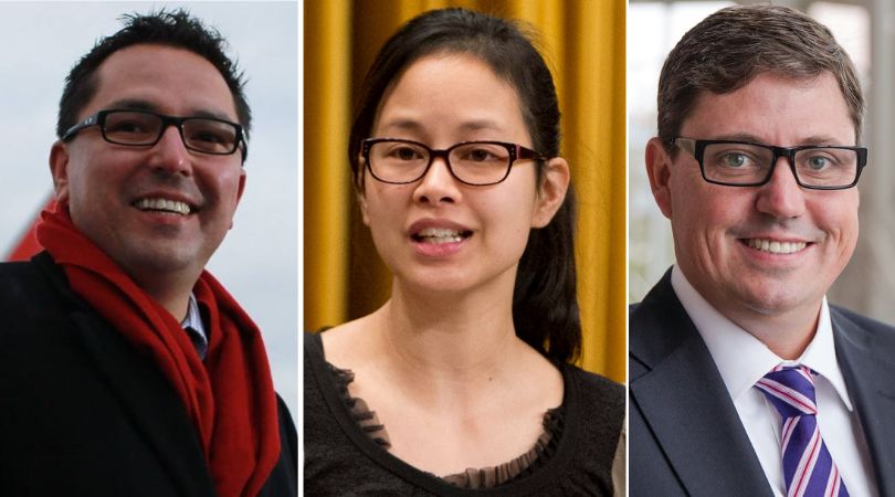 MPs Don Rusnak, Anne Minh-Thu Quach, and Kyle Peterson are not running again this fall because of their young families.