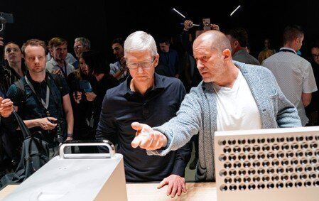 Apple Chief Executive Officer Tim Cook and Chief Design Officer Jony Ive.