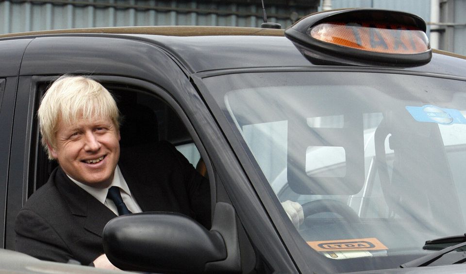 Newly-elected Mayor of London in 2008