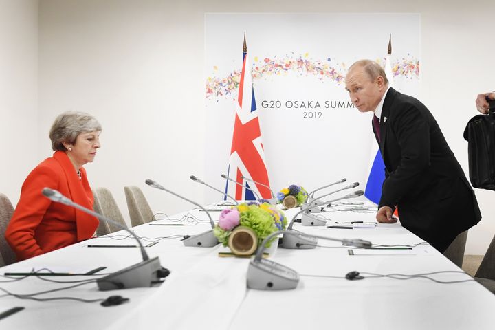 Theresa May And Vladimir Putin's Handshake Could Be The Most Awkward ...