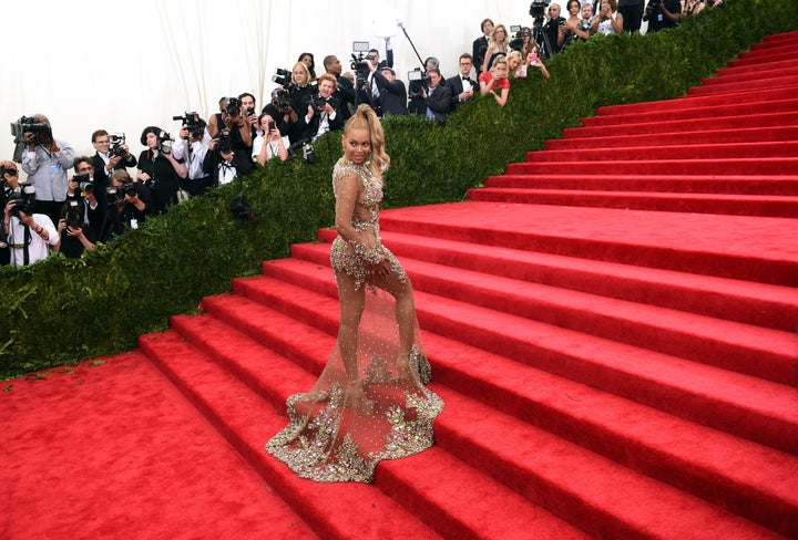 Η Beyoncé στο Met Gala του 2015.