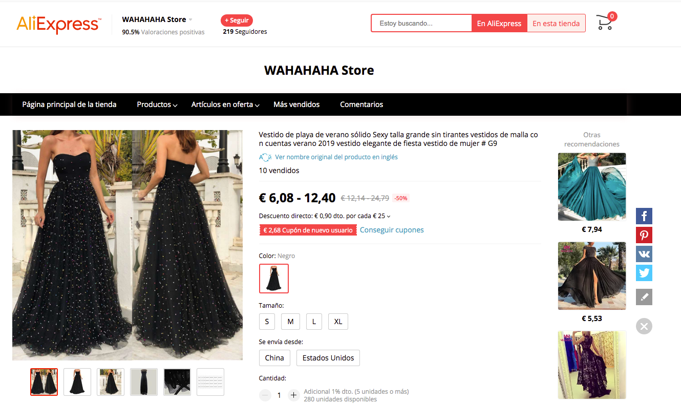 El vestido de una colaboradora de 'Sálvame' invitada a la boda de Belén  Esteban que puedes comprar por 12 euros en AliExpress | El HuffPost Virales